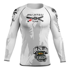 Camisa Segunda Pele Rash Guard Jiu-jitsu Proteção Térmica