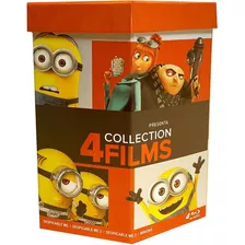 Mi Villano Favorito 1 2 3 + Minions Box 4 Peliculas Blu-ray