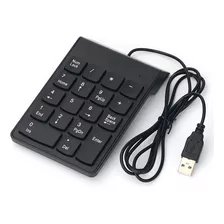 Teclado Numérico Usb Cable Delgado Mini Número Almohadilla D