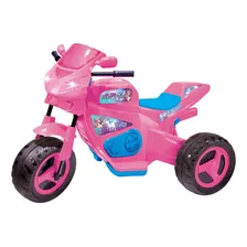 Moto Eletrica Infantil Meg Turbo 6v Motinha Rosa