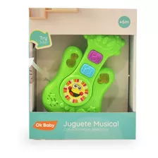 Guitarra Interactiva Con Luces Y Sonido Ok Baby