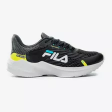 Tênis Fila Action Color Black/lime/turquoise - Adulto 40 Br