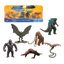 Set Figuras Coleccion Godzilla Vs Kong Altamente Detalladas