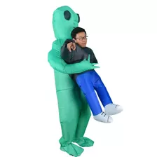 Disfraz Inflable Halloween Marciano Verde Ovni