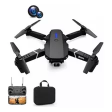 E88pro Uav 4k Hd Cámara Wifi Negro Avión Plegable Color Negro Huihuang