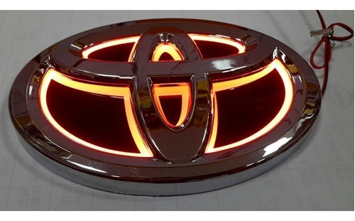Luz Led Con Logotipo De Coche Con Emblema Toyota Genial 5d Foto 3