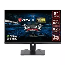 Monitor Gamer Msi Optix Mag274qrf-qd Lcd 27 Negro 100v/240v