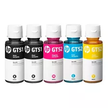 Kit 5 Garrafa De Tinta Gt51 E Gt52 Para Smart Tank 515, 519