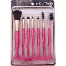 Kit De 7 Pincéis Meily's Para Maquiagem Mkp-511