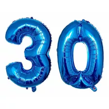 Pack De 2 Globos 80 Cm Color Azul 