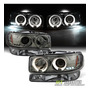 1999-2006 Gmc Sierra Yukon Black Headlights+bumper Signa Yyk