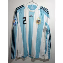 Camiseta Seleccion Argentina 2008 Eliminatorias Mundial #2 