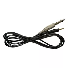 Cable De Audio Mini Plug 3,5mm Stereo A Plug 6,5mm Mono 3 Mt