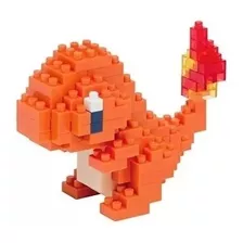 Mini Bloques Pokemon Charmander Figura 3d Armable