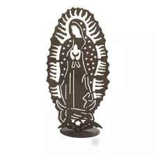 Virgen De Guadalupe Metálica 90 Cm Para Interior Y Exterior