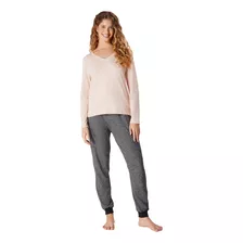 Pijamas Longo Fechado Feminino Comprido Inverno Promoção