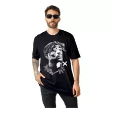 Camiseta Camisão Oversized 2pac Rap Estilo Larga Streetwear