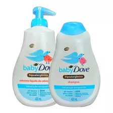 Shampoo Bebê Rn Hidratação Enriquecida 400ml + Sab Liq 400ml