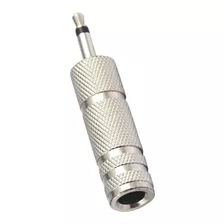 Adaptador Jack 6.3mm A Mini Plug De 3.5mm Mono Para Micros
