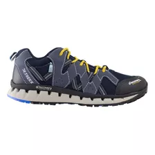 Tenis Outdoors Discovery Mat. Sintético 2338 Marino Original