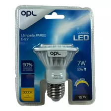 Lâmpada Par 20 Led E-27 127v Amarela Kit 30un - Opl