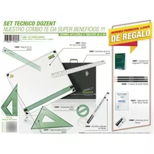 Tablero Dibujo 40 X 50 Dozent 12665 + 6 Utiles + 7 Regalos