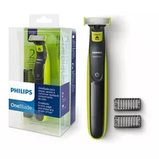 Barbeador Philips Oneblade Qp2521/10 Seco Molhado + 2 Pentes
