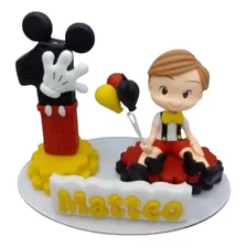 Vela Personalizada Mickey Com Boneco