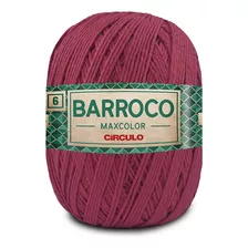 Barbante Barroco Maxcolor 6 - 400g - Cor: 3951 Viva Magenta