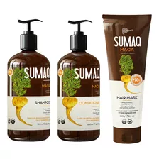 Shampoo + Acondicionador + Máscara Sumaq Extracto Maca