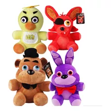 Pack De 4 Peluches Five Nights At Freddy's Fnaf