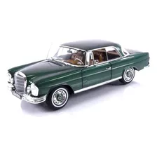 Miniatura Mercedes Benz 250 Se Coupé 1969 1:18 Norev Verde