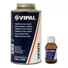 10 Jg. Cola Vipafix 1kg + Catalisador 50gr(30min) Vipal - Nf