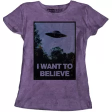 I Want To Believe X Files Área 51 Blusa Dama Rott Wear
