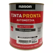 Pintura Automotriz Base Poliéster Rojo Opulence Fiat 900ml