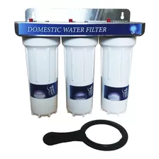 Filtro Purificador Agua Conexion 1/2 Carcasa 10 Pulgadas