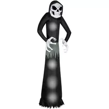 Inflable Muerte Gigante Led Grim Reaper Decorativo Halloween