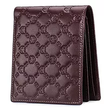 Bullcaptain Cartera Delgada De Cuero Rfid Para Hombres Elega