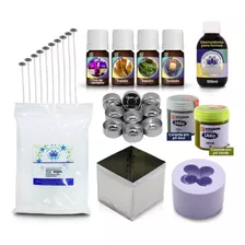 Kit Fabricação De Velas Em Parafina Básico