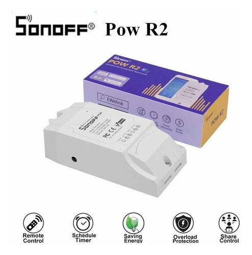 Sonoff Pow R2 Wifi Multitester Medicion Energia Kwh 