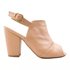 Sapato Peep Toe Salto Alto Grosso Sandalia Atacado Revenda