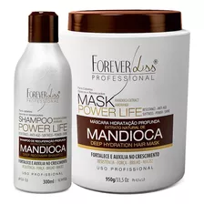 Forever Liss Kit Mandioca Shampoo 300ml + Máscara 950g