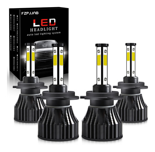 Kit De Faros Led H1 H7 Luz Alta Y Baja Para Peugeot, 30000 L