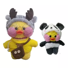 Peluche Patito Tick Tock + Mini Patito 