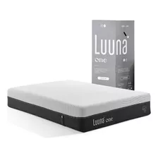 Colchón Luuna One Memory Foam, King Size - Hecho En México Color Blanco