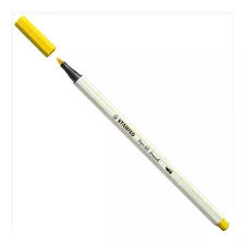 Caneta Stabilo Pen 68 Brush Amarelo