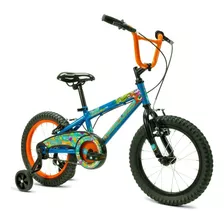 Bicicleta Mercurio Infantil Niño Troya Rodada 16 Color Azul