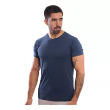 T-shirt Egípcio Manfa Curta Slim Masculina Gola Redonda