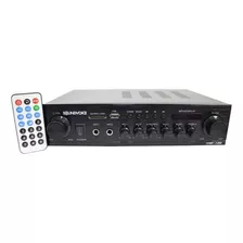 Amplificador Soundvoice Amp120 Residencial Bluetooth/usb/fm Cor Preto 110v/220v