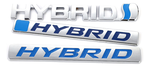 Para Toyota Prius Camry3d Metal Hybrid Pegatina Insignia Foto 3